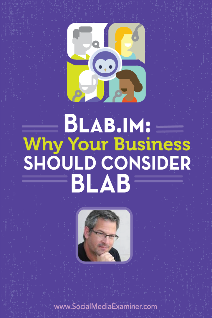 Blab.im: İşletmeniz Neden Blab'ı Düşünmeli: Sosyal Medya Denetçisi