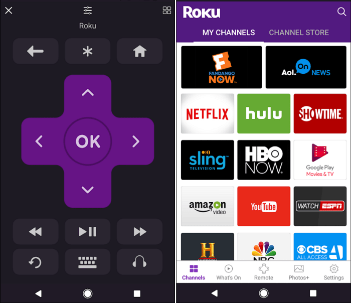 Roku Remote Uygulaması Android