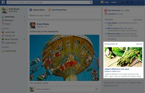 facebook reklamları sütun boyutu
