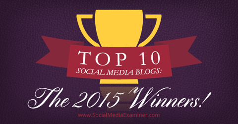 2015 kazananlarının en iyi sosyal medya blogları