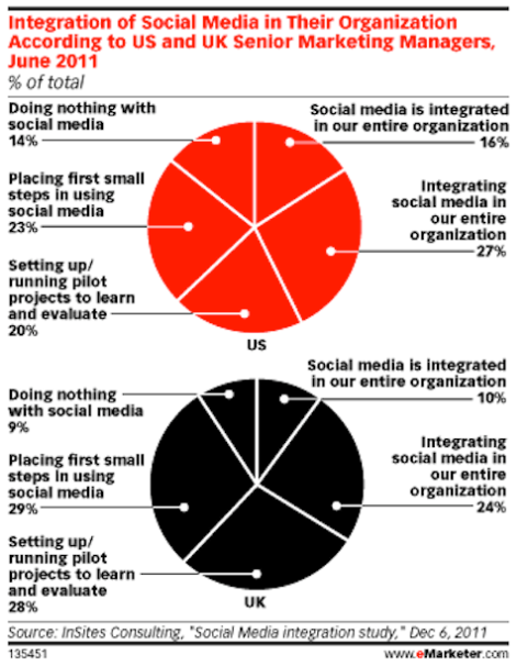 sosyal medyayı kullanan emarketer anket işi