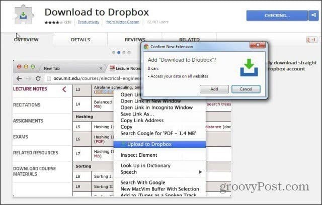 Web Dosyalarını Doğrudan Web'den Dropbox'a Yükleme