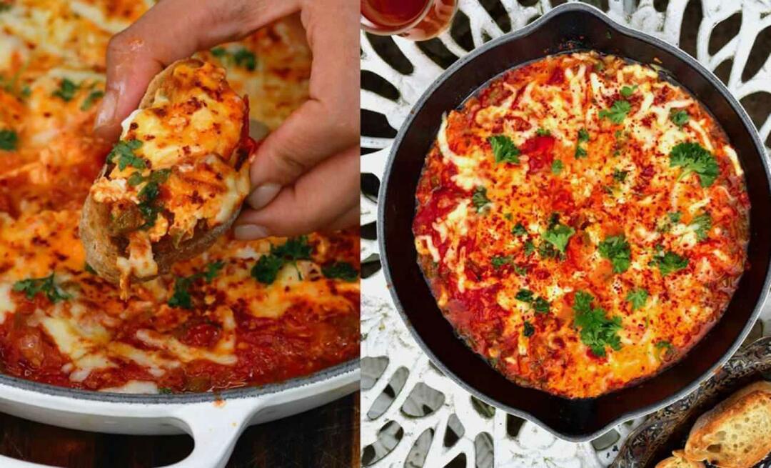 Kaşarlı sucuklu menemen nasıl yapılır? Kahvaltıların vazgeçilmez Lezzeti "menemen" tarifi