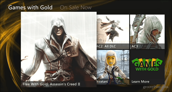 Xbox Live Gold Aboneleri: Assassin's Creed II Ücretsiz Bugün Başlıyor