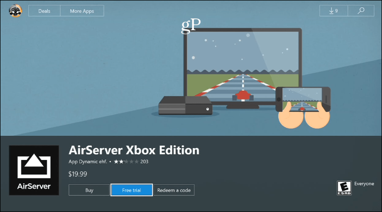 2 AirServer Xbox Edition Deneme Sürümü