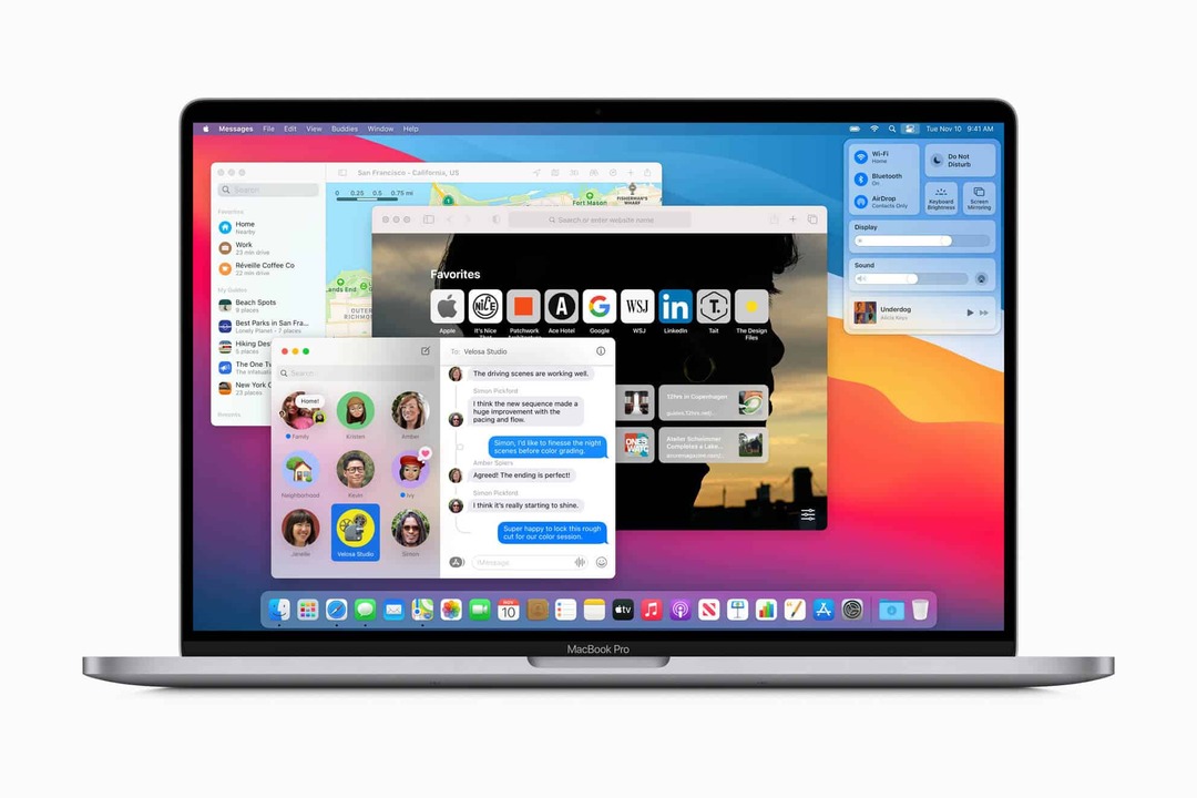 macOS Big Sur yeni özellikler