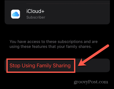 iphone aile paylaşımını kullanmayı bırak