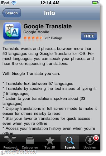 iphone, ipad ve ipod için google translate uygulamasını indirip yükleyin