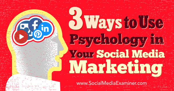 sosyal medya pazarlamasında psikoloji
