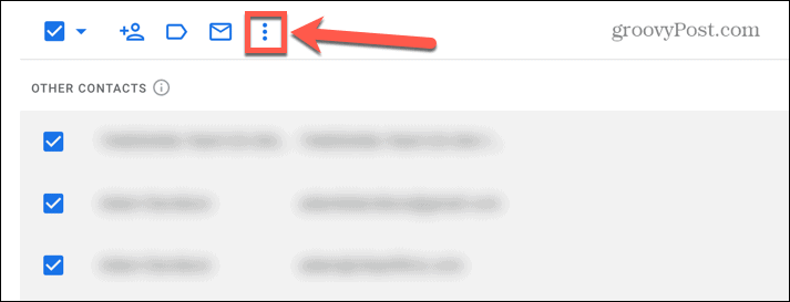 gmail üç nokta simgesi
