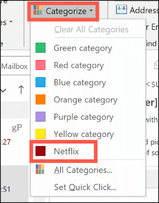 Outlook'ta manuel olarak bir renk kategorisi ayarlama