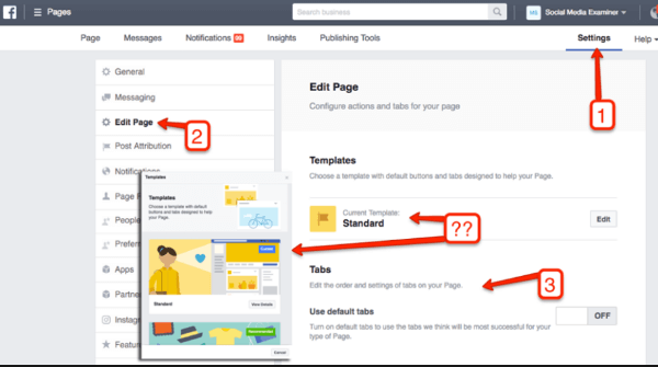 Business Manager'ı kullanarak Facebook Sayfa düzeninizi nasıl değiştireceğiniz aşağıda açıklanmıştır.