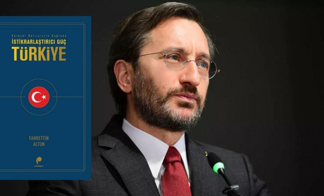 İletişim Başkanı Fahrettin Altun'dan yeni kitap: İstikrarlaştırıcı Güç Türkiye