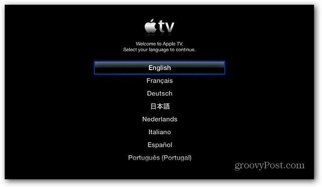 Apple TV'yi kurun