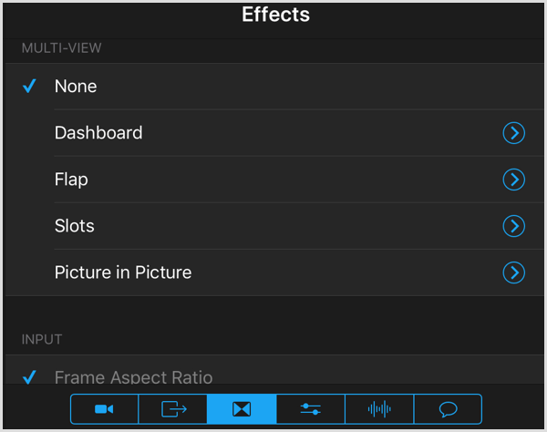 switcher studio çoklu görünüm efektleri