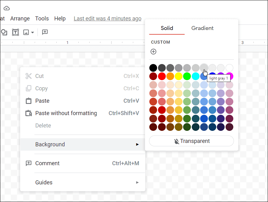 kart rengini seç google docs'ta kart nasıl yapılır
