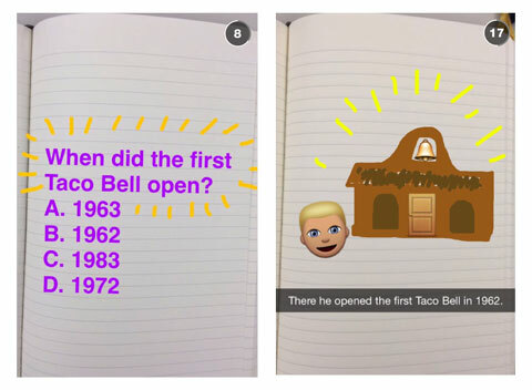 taco bell snapchat görüntüleri