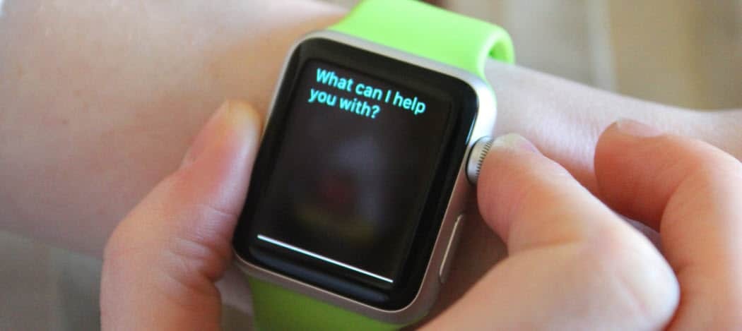 Apple Watch'ta Arama Yapmak için Siri Nasıl Kullanılır