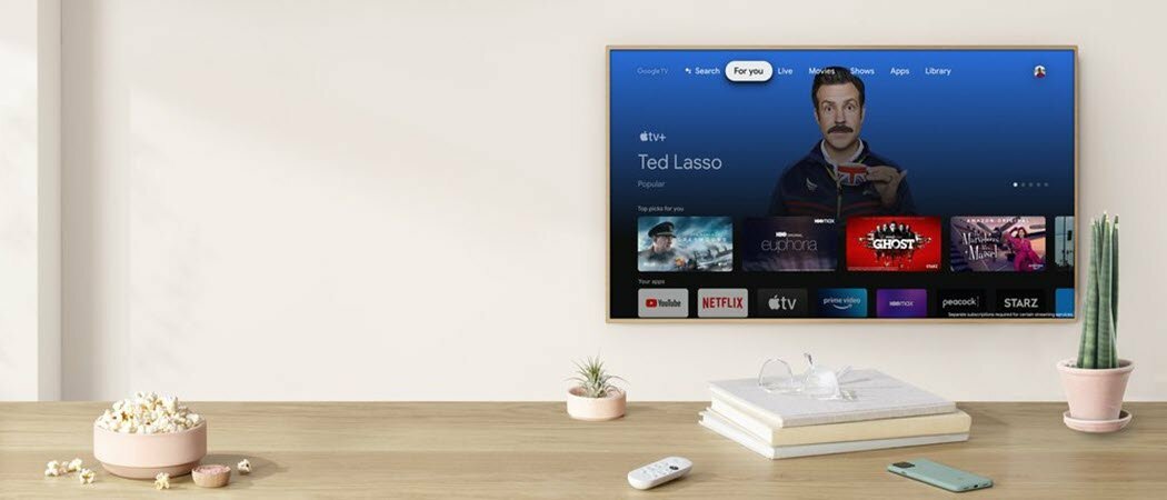 Apple TV, Google TV ile Chromecast'e Geliyor