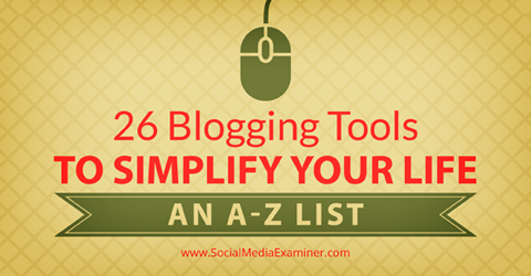 26 bloglama aracı