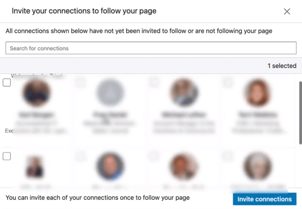 Bağlantıları LinkedIn Sayfanızı İzlemeye Davet Edin, 2. adım.