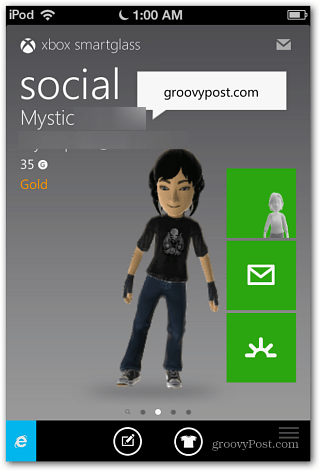 Xbox SmartGlass Sosyal