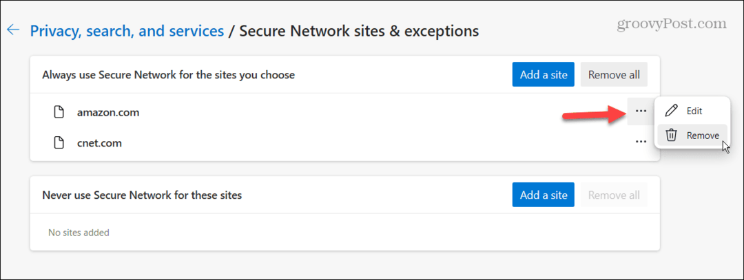 Microsoft Edge VPN'i kullanın