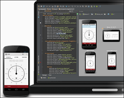 Android Studio ekran görüntüsü