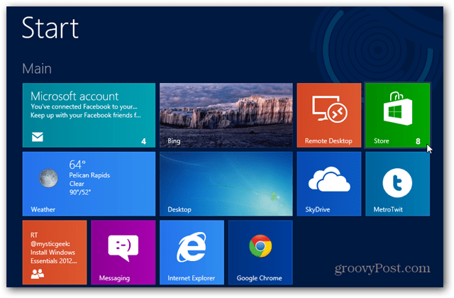 Windows 8 Uygulamalarını Güncelleme