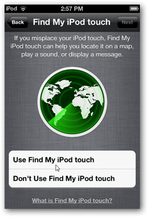 İCloud Find m Ipod Touch Kurulumu