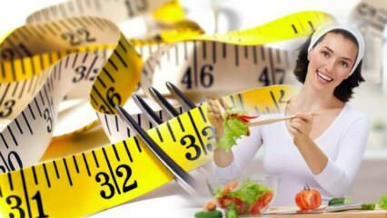 İştah kesen kolay ve kalıcı diyet listesi! Sağlıklı diyet listesi ile kilo verme