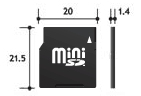 miniSD kart