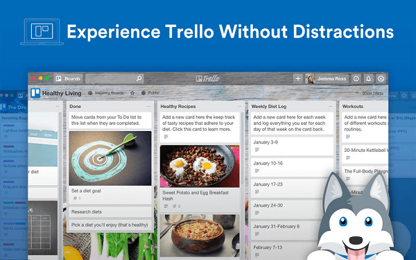 Mac ve Windows'ta masaüstü için Trello'yu edinin.