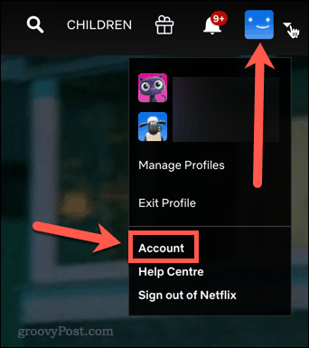Netflix hesabı simgesi
