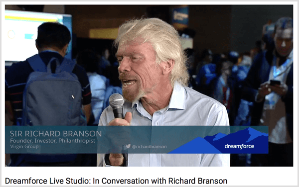 dreamforce richard branson röportaj örneği