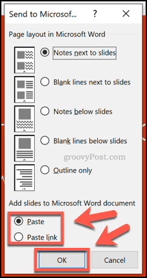 PowerPoint'teki çalışma notları için biçimlendirme seçenekleri