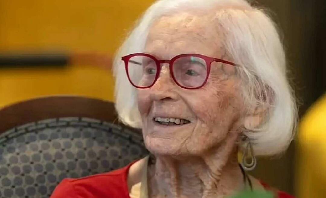 102 yaşındaki kadın uzun ve sağlıklı yaşamın sırrını verdi! Bakın ne diyor