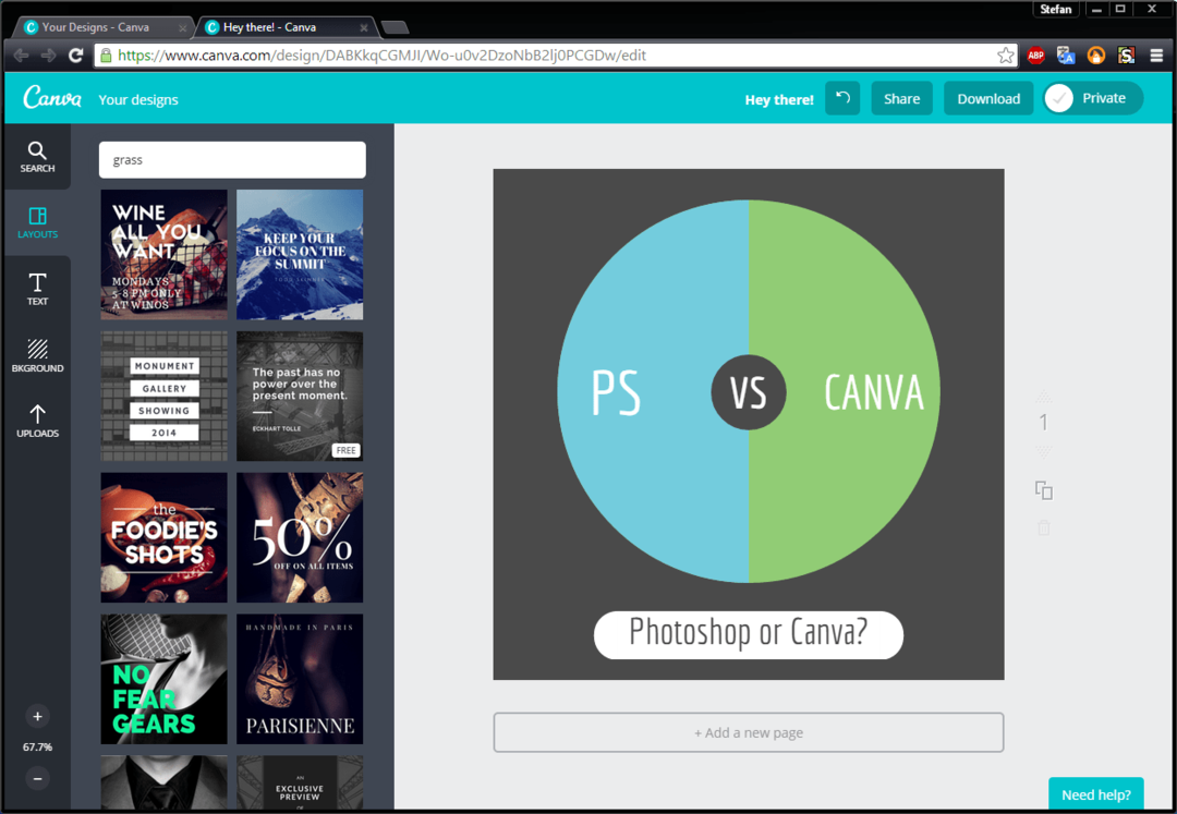 canva online tasarım grafik tasarım photoshop alternatif minimal