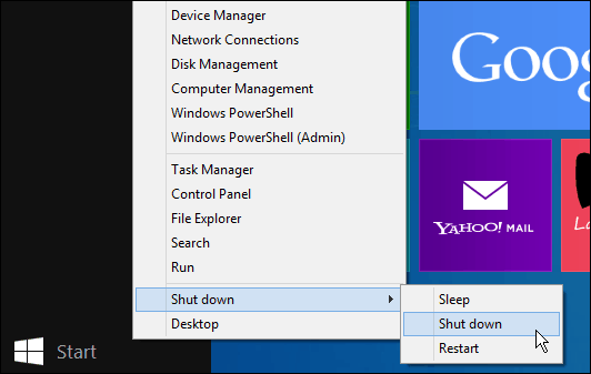 Windows 8.1 Güncelleştirmesi Kapatmayı Kolaylaştırıyor