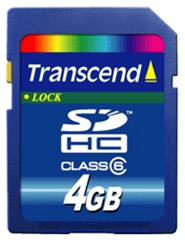 Transcend SDHC Güvenlik Dijital Yüksek Kapasiteli 4GB Hafıza Kartı