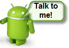 Mesaj yazmak ve göndermek için android ile konuşun