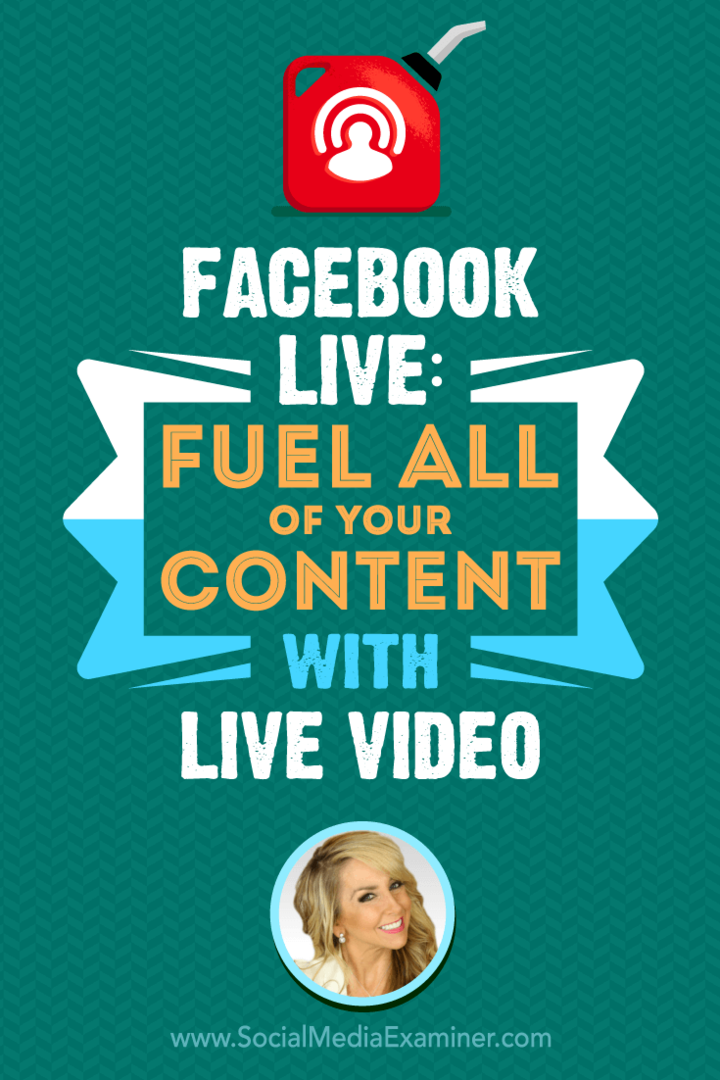 Facebook Live: Tüm İçeriğinizi Canlı Video ile Doldurun: Sosyal Medya Denetçisi