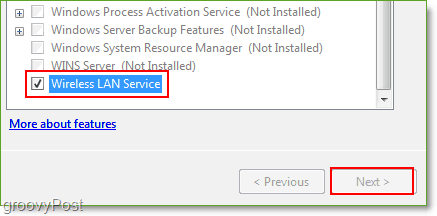 Ekran Görüntüsü - Windows Server 2008 Kablosuz Lan Hizmeti Özelliğini Etkinleştir