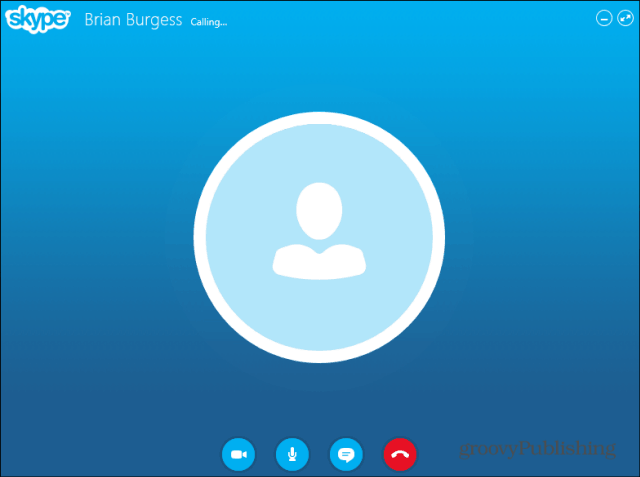 Skype HD Outlook yüklü eklenti sohbeti penceresinde