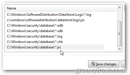MSE ayarları hariç tutulan dosyalar ve klasörler Windows güvenlik ilkesi ekle