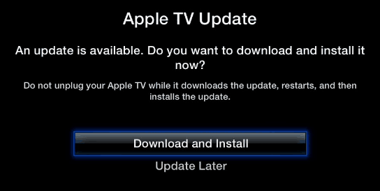 Apple TV Yazılımını Güncelleyin