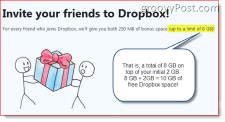 10+ GB Boş Dropbox Alanı
