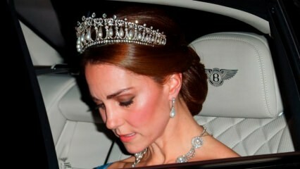 Kate Middleton, Lady Diana’dan miras kalan taçla