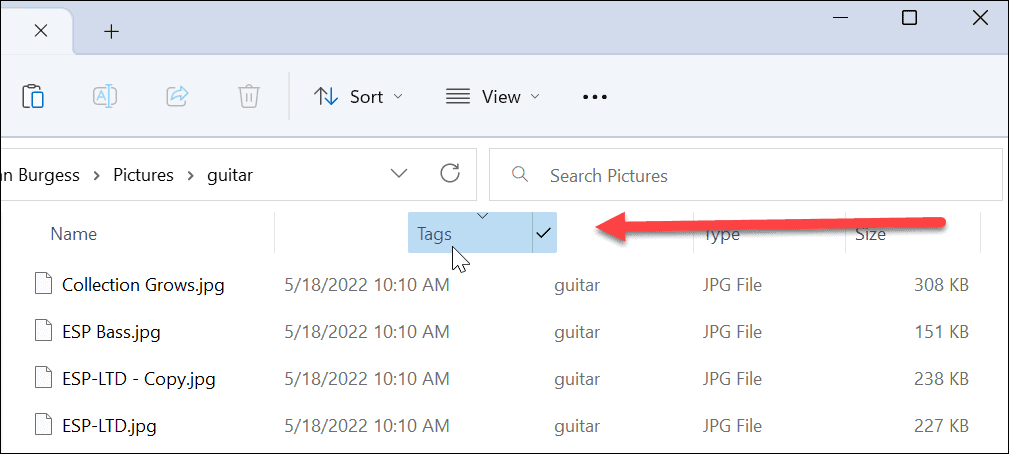 Windows 11'de Dosyalara Etiket Ekleme