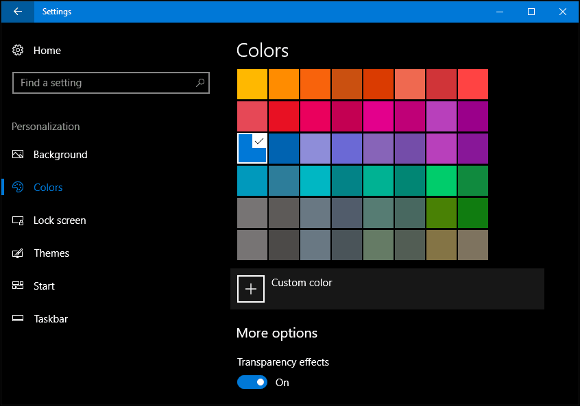 Windows 10 yaratıcıları renkleri günceller